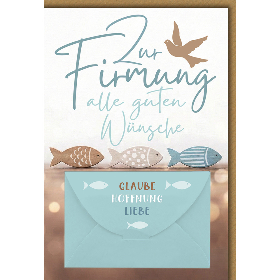 karte, grusskarte, umschlag, fisch, muster