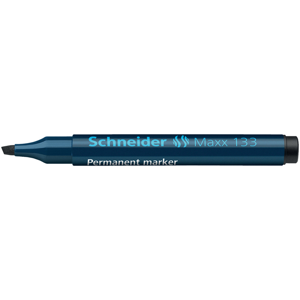 Permanent marker, Blauer Marker, Nockentip, Schneider Maxx 133, MarkerPen