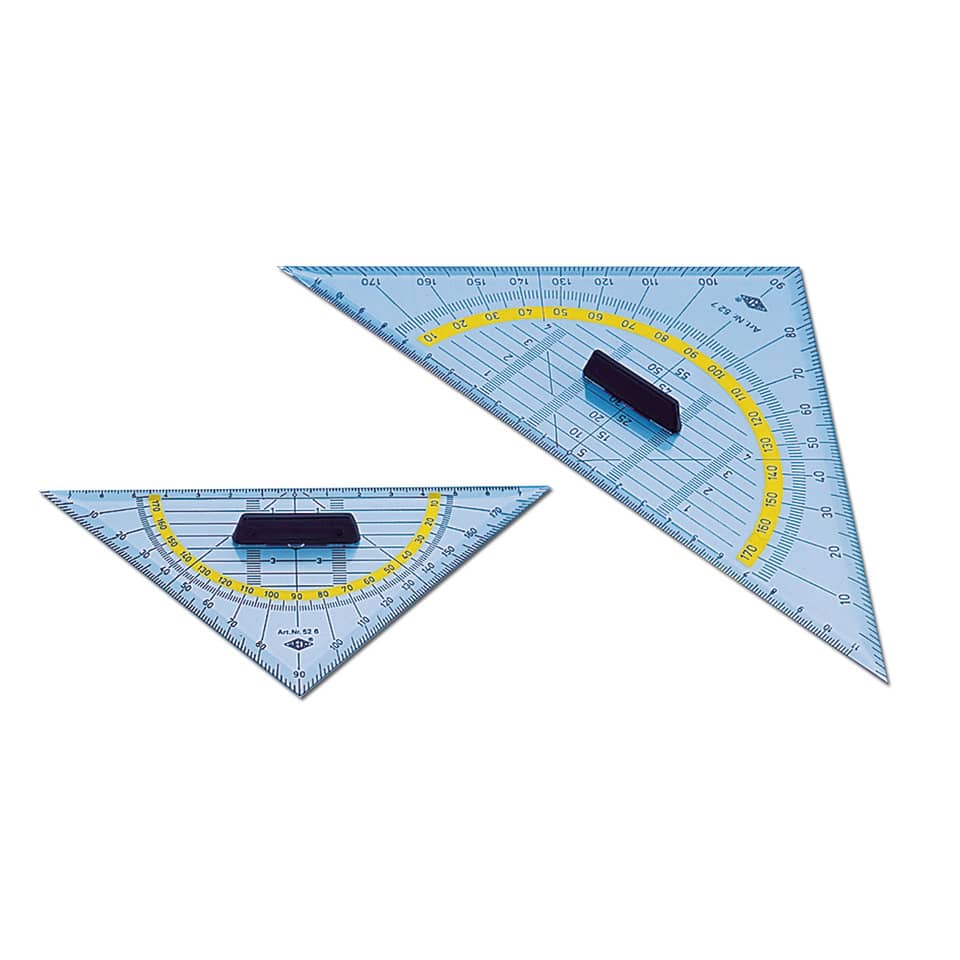 Linienskop, Protektor, Dreiecklineal, Messwerkzeug, Blaues Lineal
