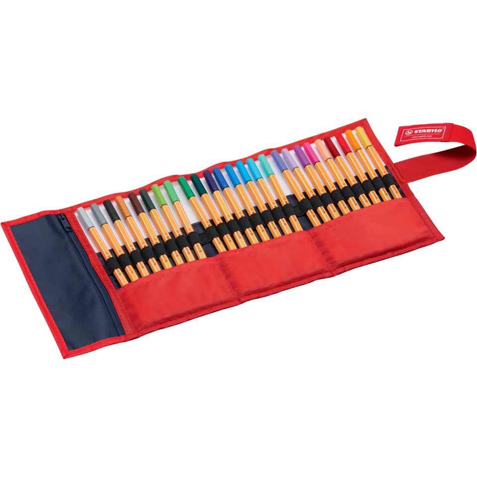 Filzstiftset, Marker-Set, Künstlerbedarf, Stifte-Organizer, Stiftetasche