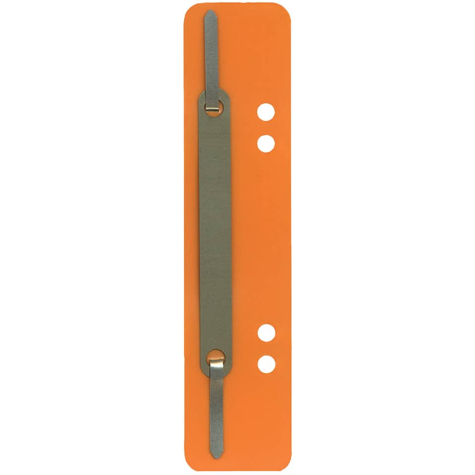 Schlüsselanhänger, Metallclip, Klingelclip, Bronze/ metallic, orange Platte