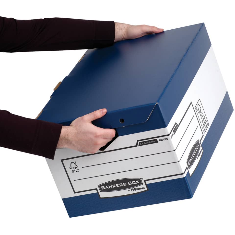 Box, Bankers Box, Aufbewahrungsbox, Schachtel, Kartonbox