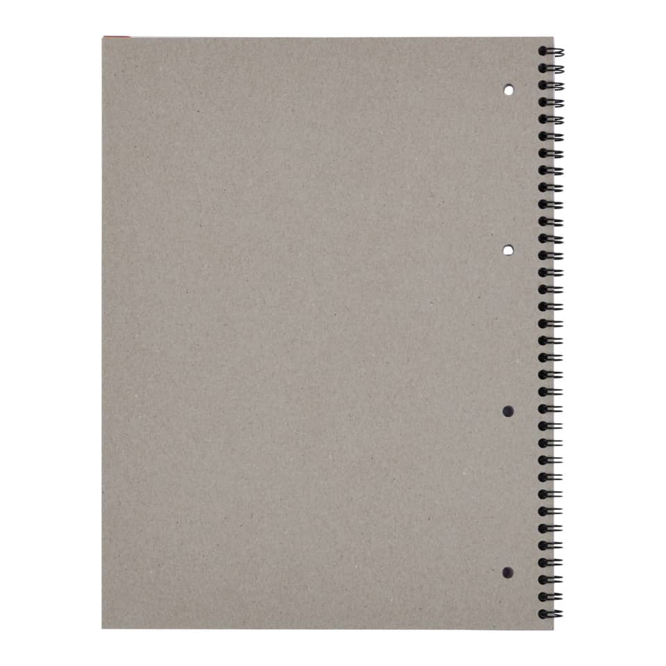 notebook, spiral-bound, kraftpapier, braun, spiralbindung