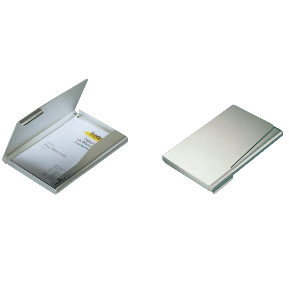 Aktenkoffer, Kartenhalter, Metall, Silber, Brieftasche
