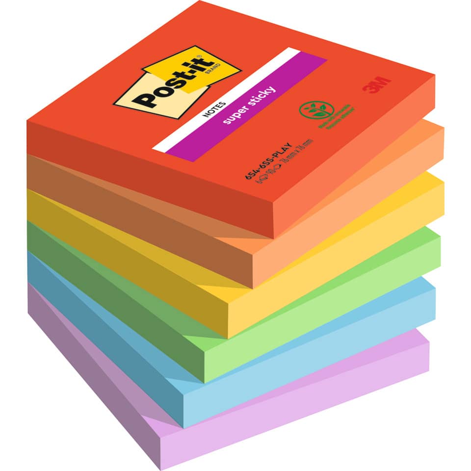 Post-it, Sticky notes, Notizblöcke, Mehrfarbig, Haftnotizen