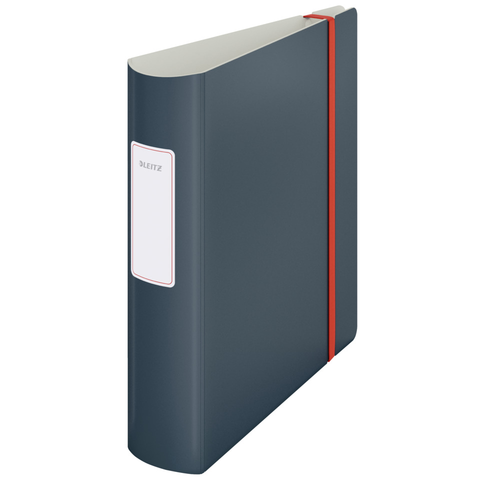 Ordner, Kladde, Aktenordner, Farbe: Blau, Gummibord/Elastik: Rot, Ordner, Aktenordner, Elastikband, Dunkelblau, Kunstleder