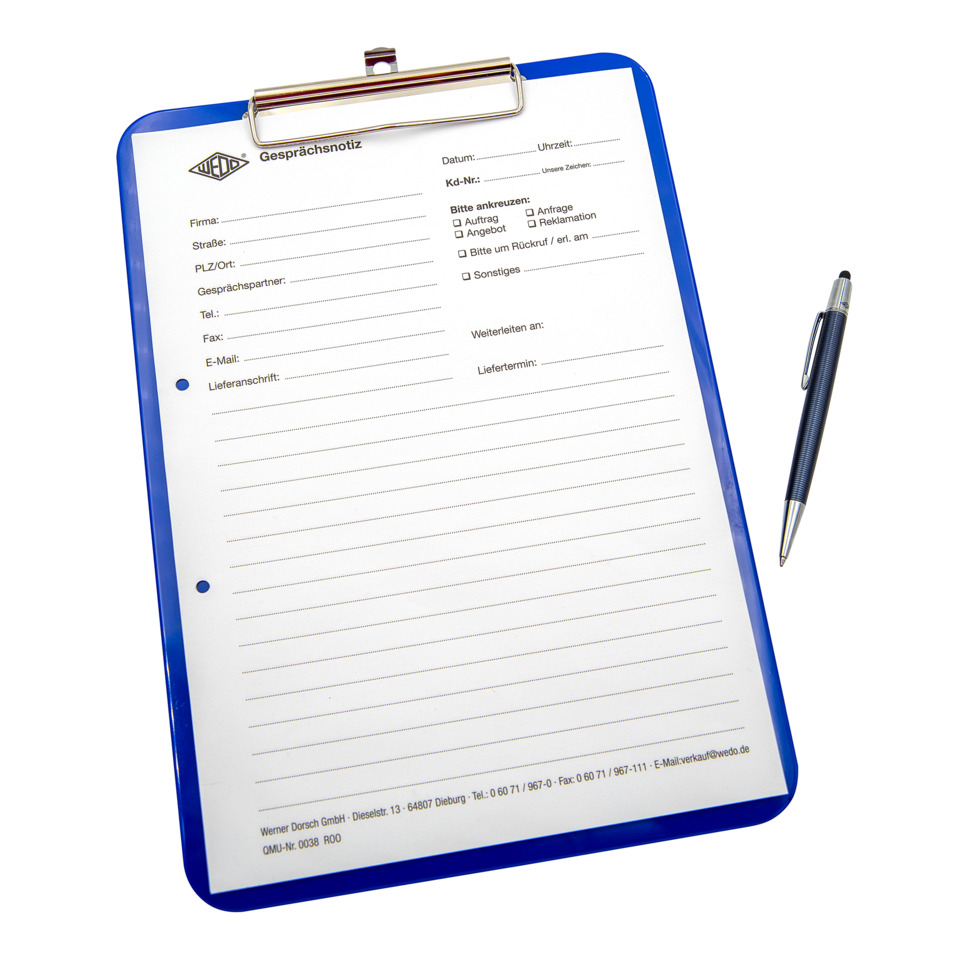 Clipboard, Notizblock, Blau, Klemmbrett, Formular