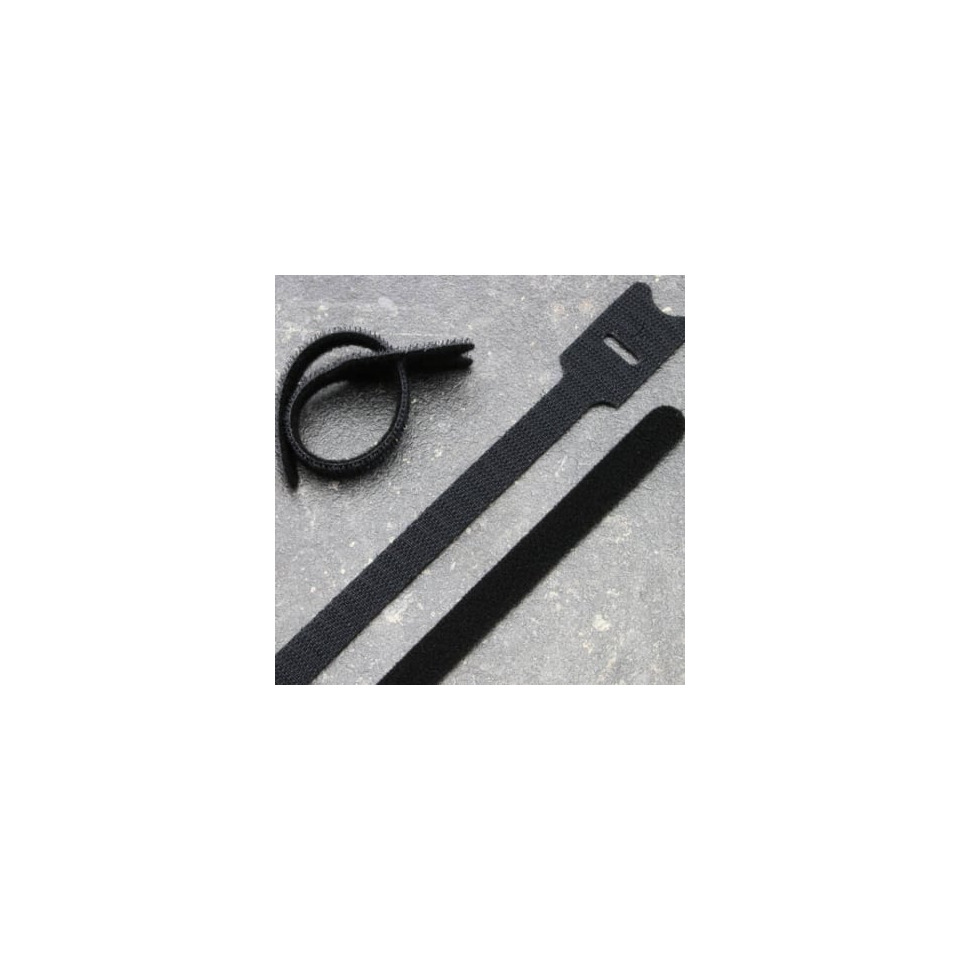 Gummizug, Verschlussband, Klettverschluss, Stoffband, Schwarz