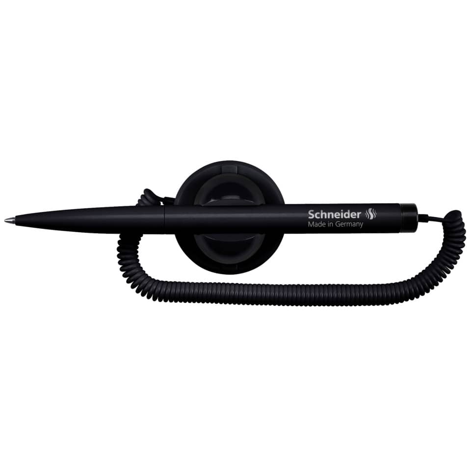 Stift, Kugelschreiber, Karbonstahl, Schraubstift, Schwarz