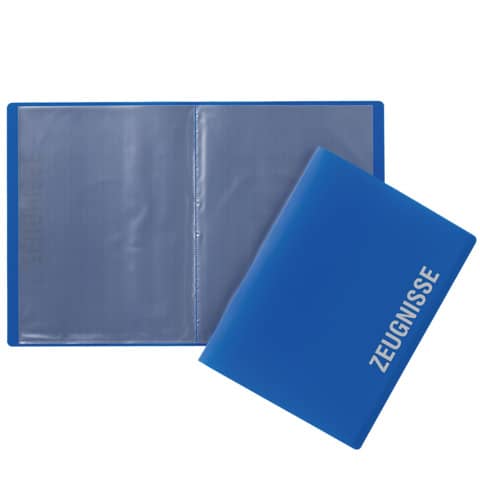Zeugnismappe, A4, PP, blau PAGNA 21008-07