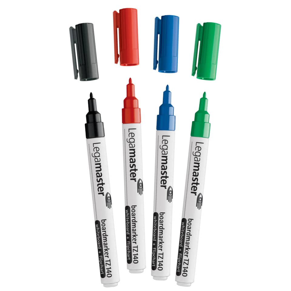 whiteboard-marker, boardmarker, dual-tip, colorful, set of four