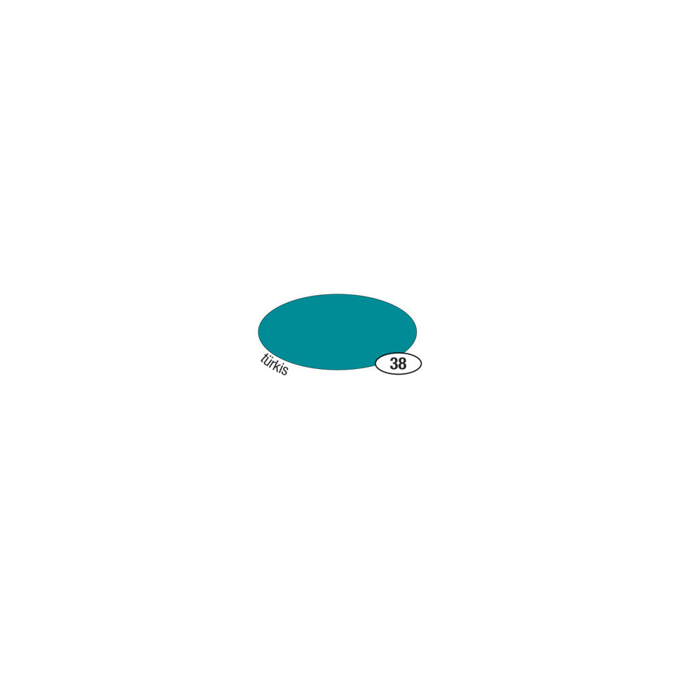 turquoise, oval, Schwimmkappe, Form, Größe 38
