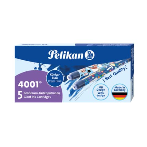 Tintenpatrone 4001® GTP/5, 5 Stück, blau PELIKAN 300004180