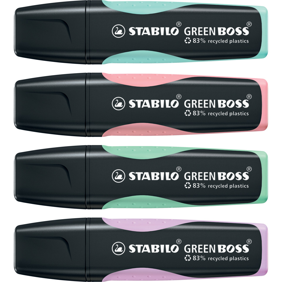 Schreibfeder, Korrekturstifte, Gummi-Deckel, Mehrfacher Textmarker, Klebestift-Set