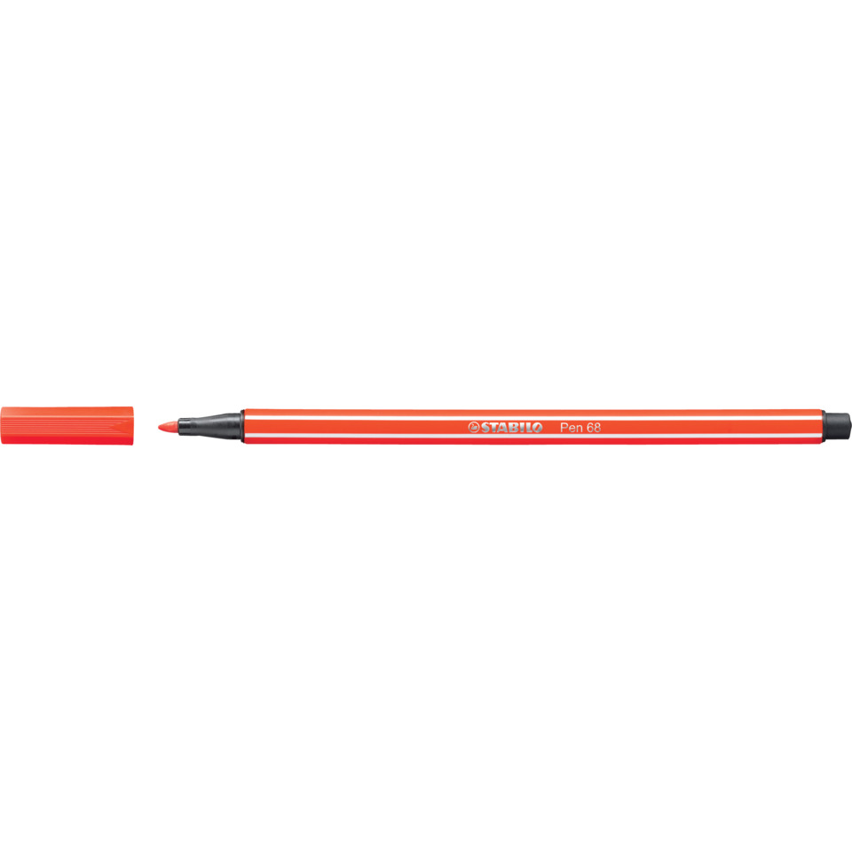Marker, Orange, Stift, Stabilo, Feinspitze