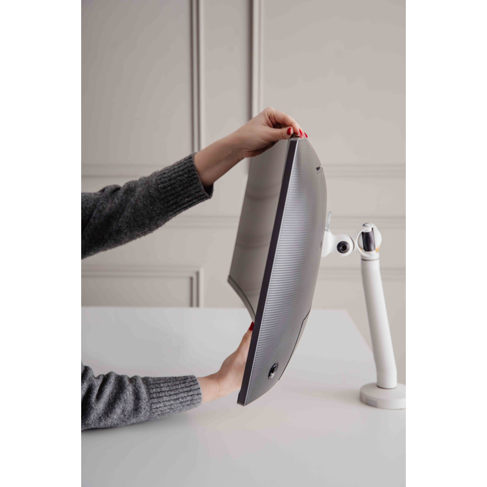 monitor, verstellbar, ergonomisch, Schreibtisch-Setup, Eigenständiger Monitor