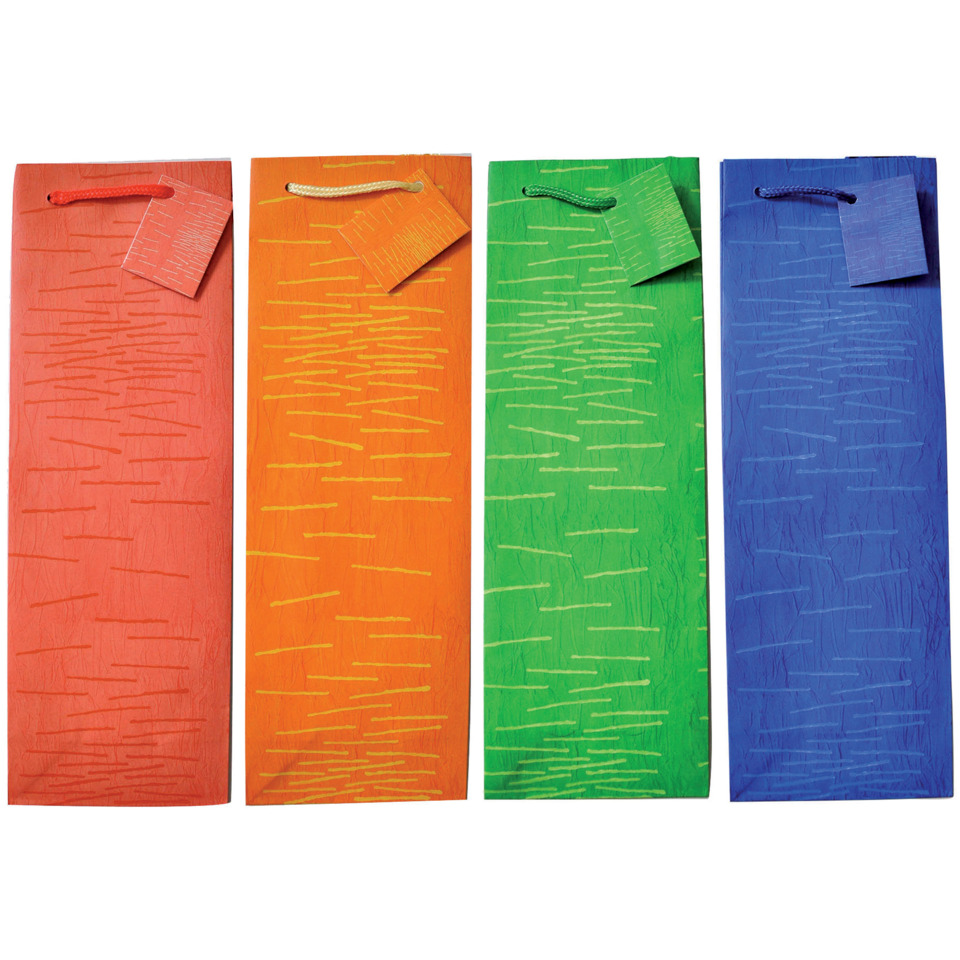 Geschenktüte, Papiertragetasche, bunt, muster, 4er-Set