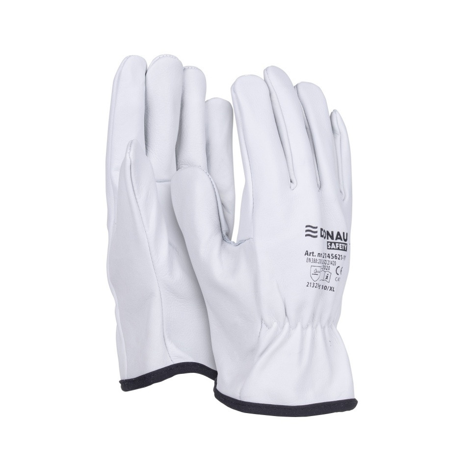 Arbeitshandschuhe, Lederhandschuhe, Weisse Handschuhe, Schutzhandschuhe, Naglertauglich