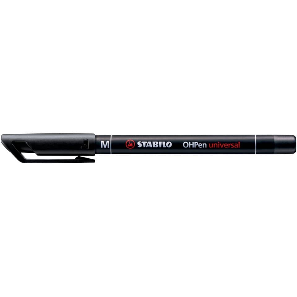 Marker, Permanentmarker, Feiner-Tip, Schwarz, Universal