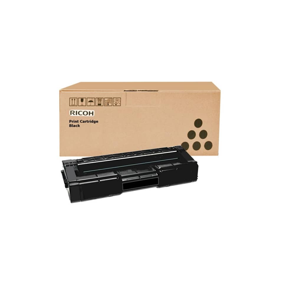 Druckerpatrone, Schwarz, Ricoh, Tonerkassette, Verpackungskarton