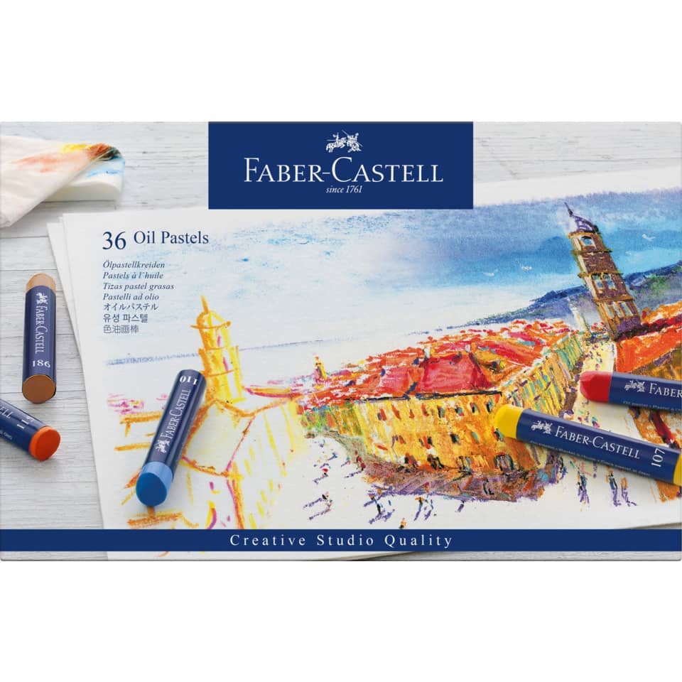 Ölpastellfarben, Pastellset, Farbstifte, Kunstbedarf, Faber-Castell