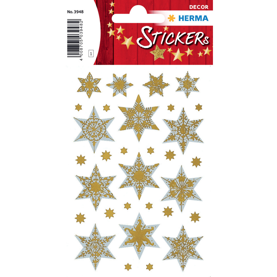 sternen, stickers, gold, filigran, dekor