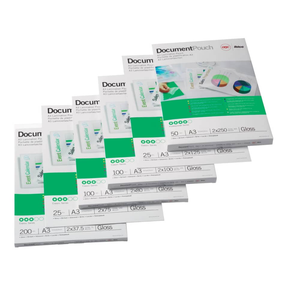 Kopierpapier, A3 Format, Gloss Finish, Blattstapel, Packung