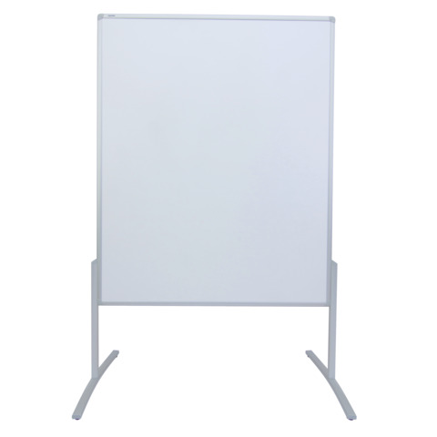 Moderationstafel PRO, Karton/Karton, Aluminiumrahmen, 1200 x 1500 mm, weiß FRANKEN MT8007