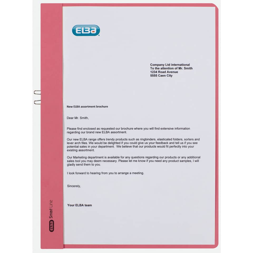 Brief, Briefumschlag, rosa Ordner, Dokument, Ringbinder
