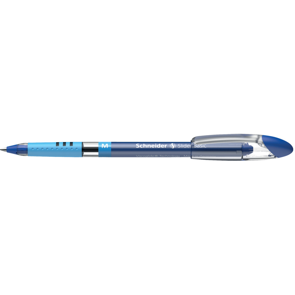 Kugelschreiber, Ballpoint, Blue, Gummigriff, Clip