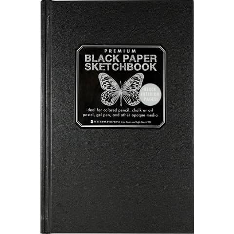 Skizzenbuch Premium schwarz PETER PAUPER PRESS 331625