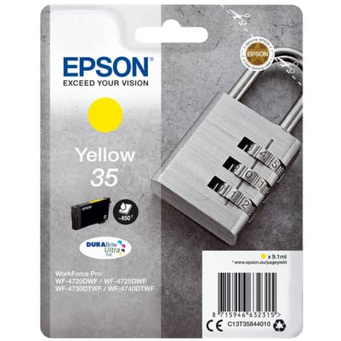 Inkjetpatrone Nr.35 yellow EPSON C13T35844010