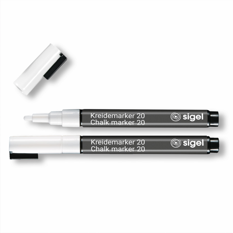Kreidemarker, Chalk marker, Schriftmarker, Marker grau, Filzstift