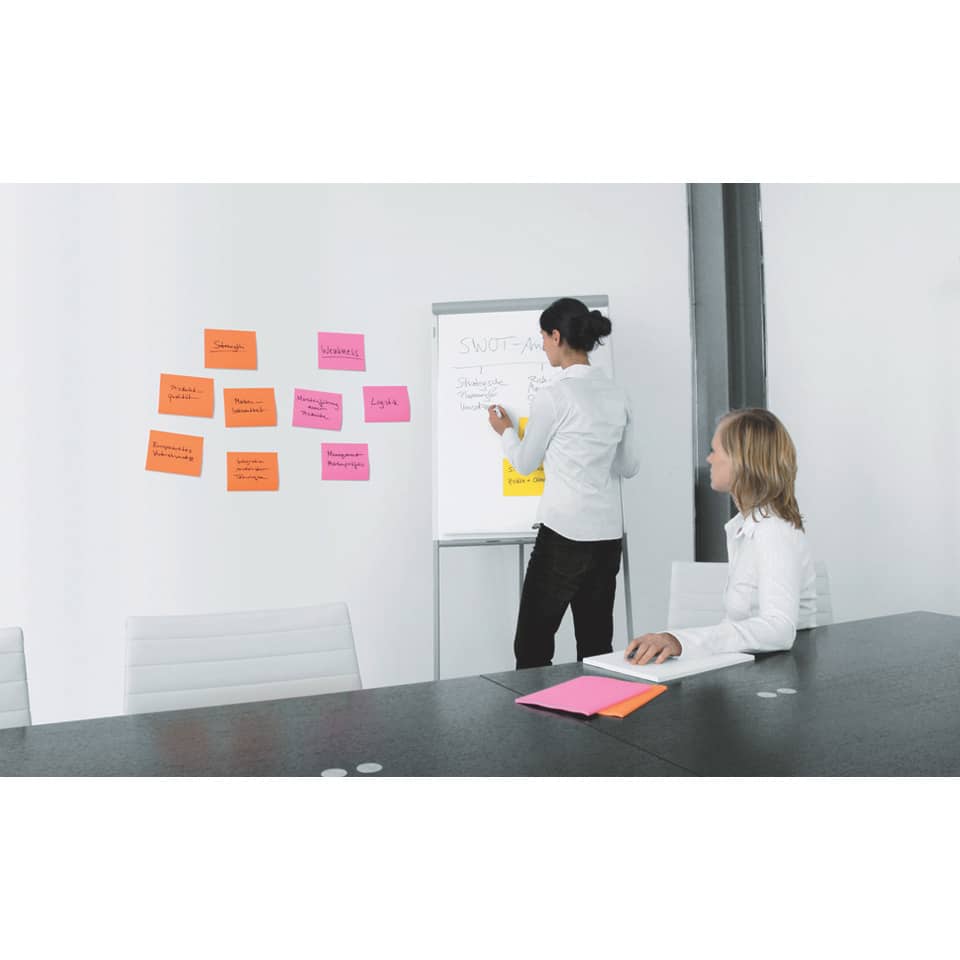 Meeting, Büro, Whiteboard, Post-it, Personen