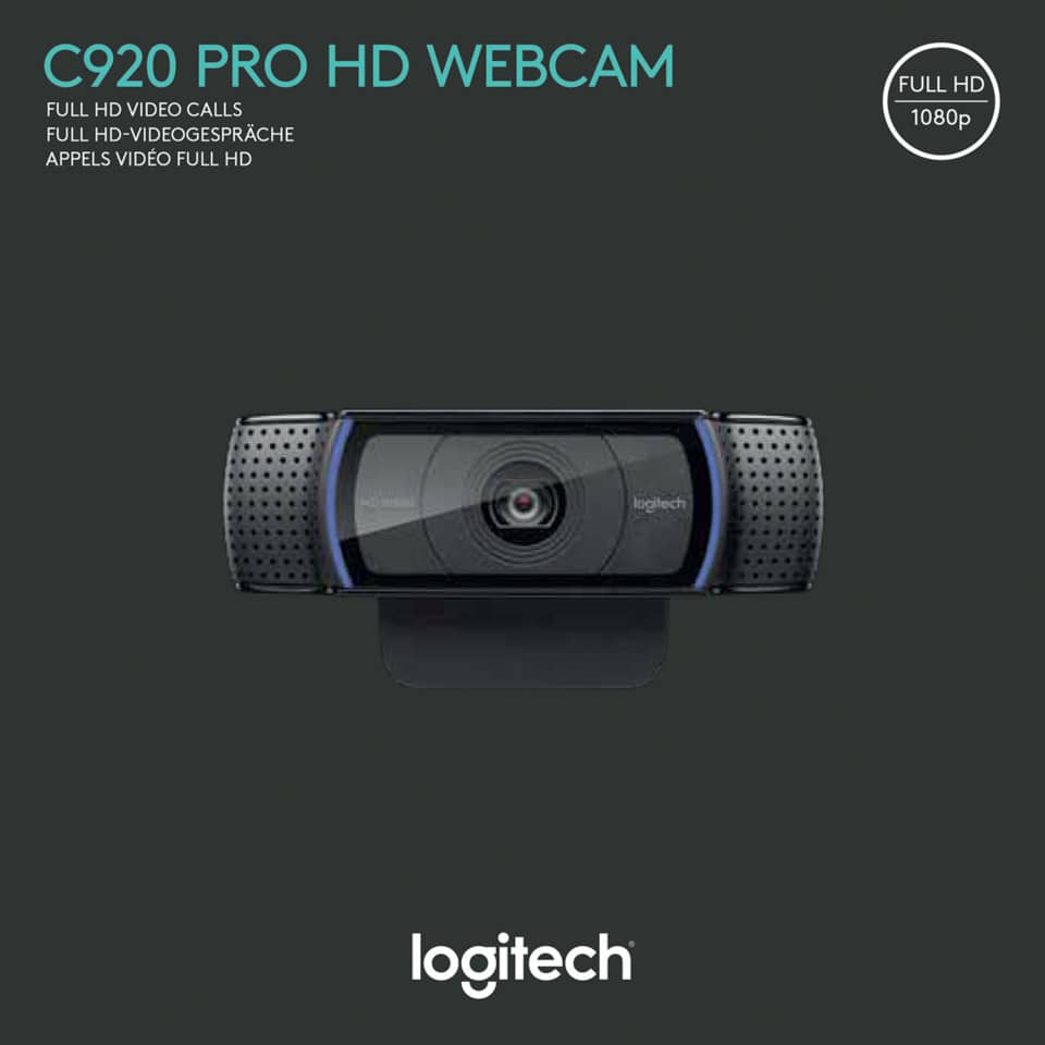 Webkamera, Logitech, HD, Kamera, Webcam