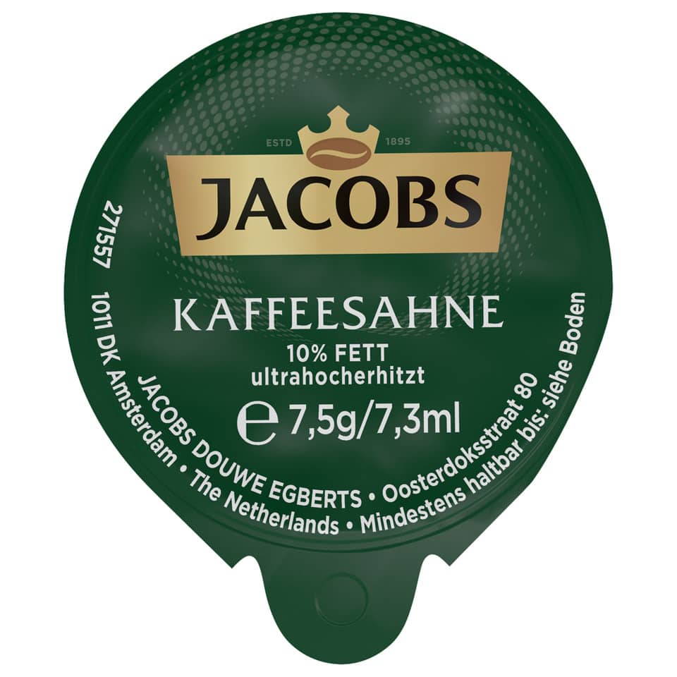 Kaffeesahne, Sahne, Kaffee, Kapsel, Milchprodukt