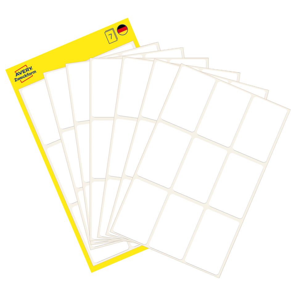 Sticky notes, Notizblätter, Haftnotizen, Gelbe Verpackung, Cartoon blank labels