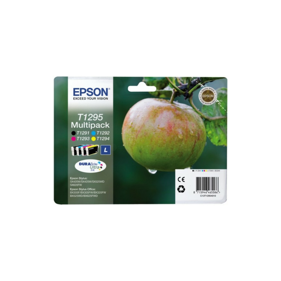 Tintenpatrone, Multifunktionspaket, Druckerpatronen, T1295, DURABrite Ultra, ink, Tintenpatrone, Multicolor, T1295, Epson