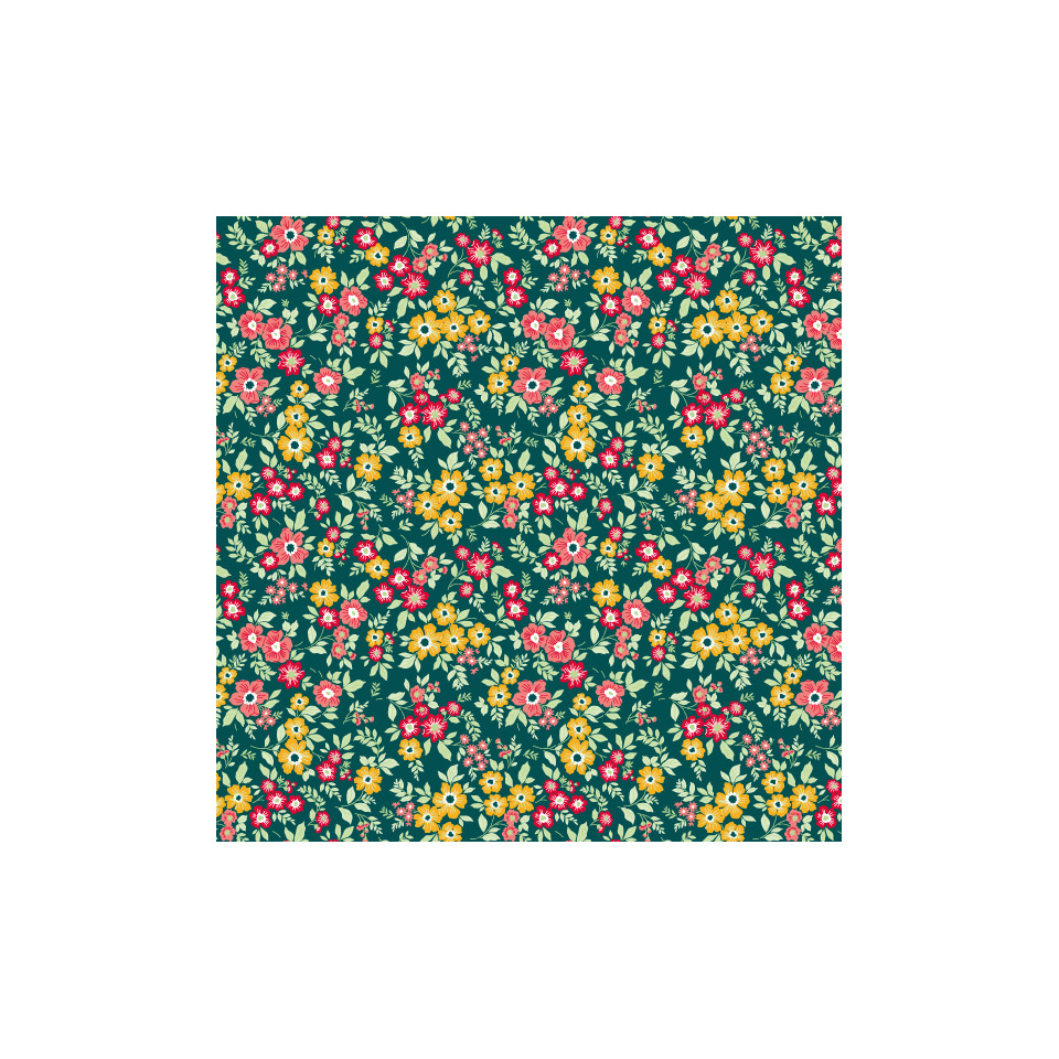 Blumenmuster, Floralprint, Stoffmuster, Blumenmuster grün?, Muster mit Blüten