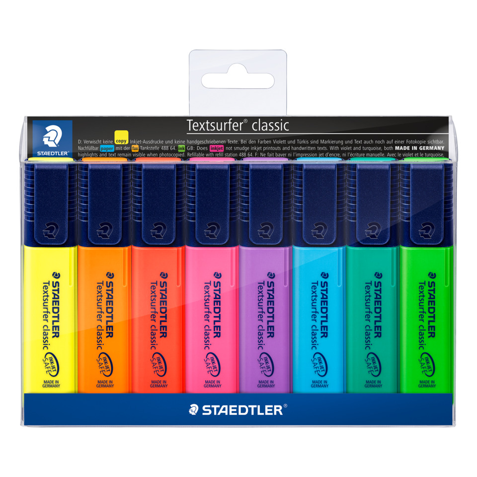 Textmarker, Marker, Textmarker-Set, Highlighter, Filzstifte