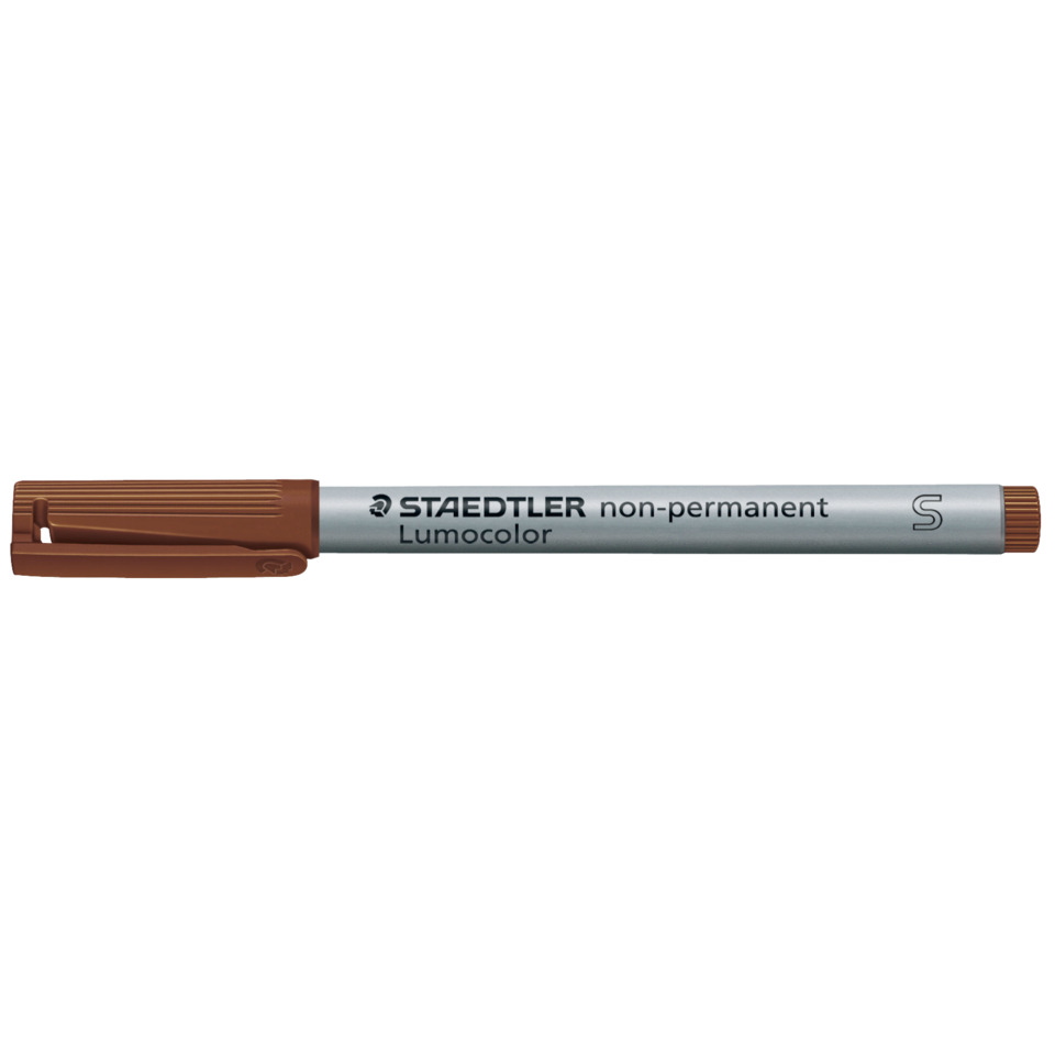 Marker, Permanent marker, Lumocolor, Brauner Deckel, Industriemarker