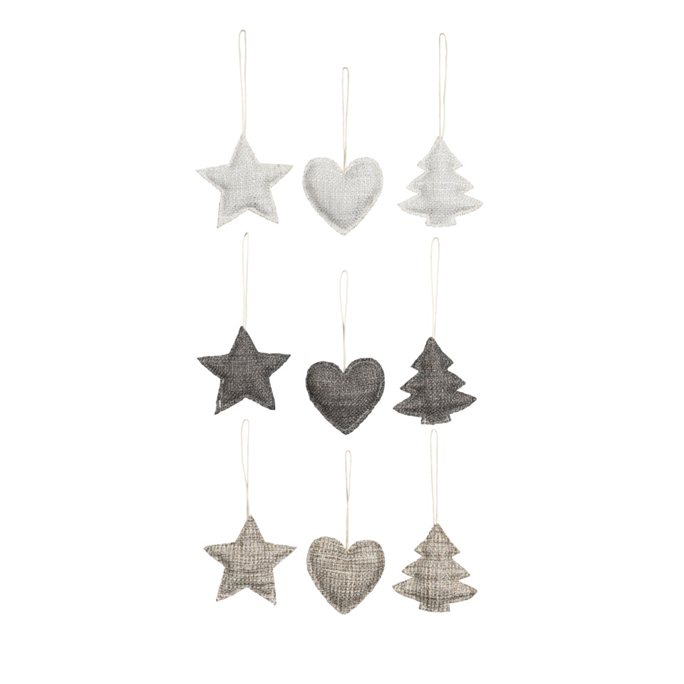 Hänger, Weihnachtsornament, Sterne, Herz, Weihnachtsbaum