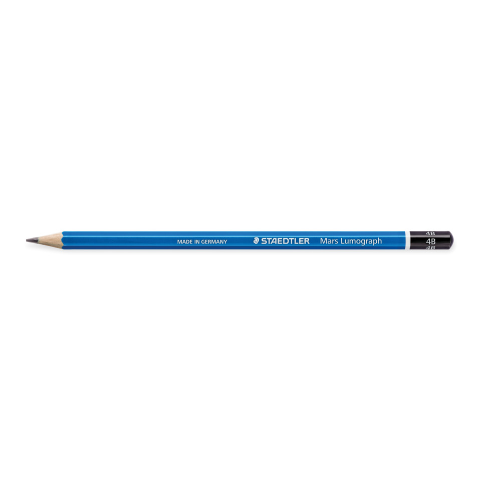 bleistift, Massstabbleistift, Graphitbleistift, 4B, Mars Lumograph