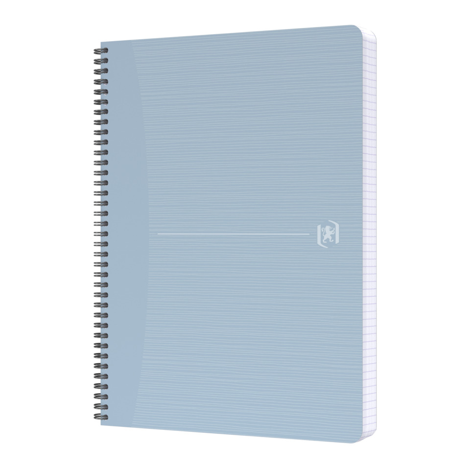 Notizbuch, Spiralbindung, Aqua Blau, linierte Seiten, Hardcover
