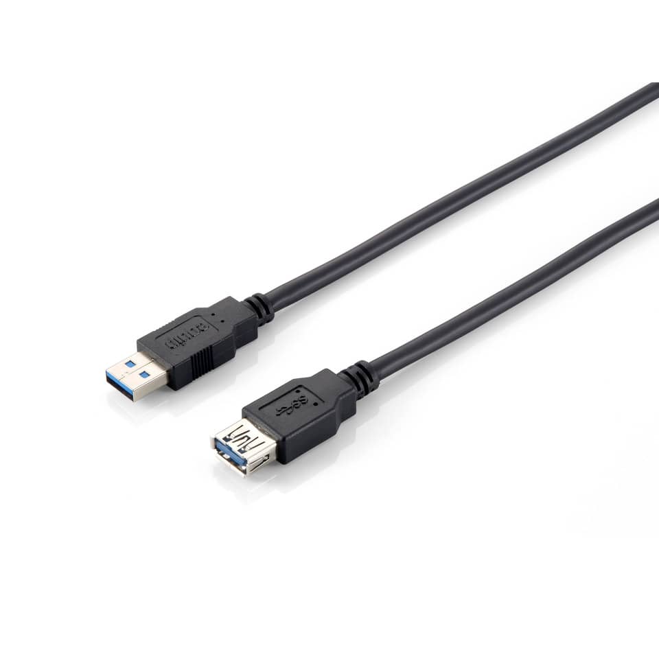USB-A, USB 3.0, Kabel, Datenkabel, Schwarz