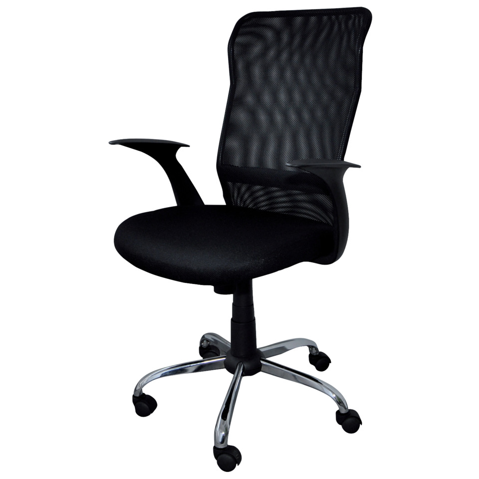 Bürostuhl, Mesh-Rücken, Verstellbare Armlehnen, Schwenk-/Drehstuhl, Schaumstoff-Sitz