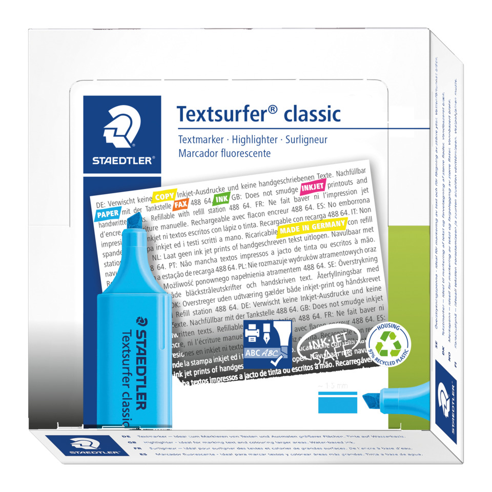 Textmarker, Marker, Hochlighter, Textmarker classic, Fluoreszierend