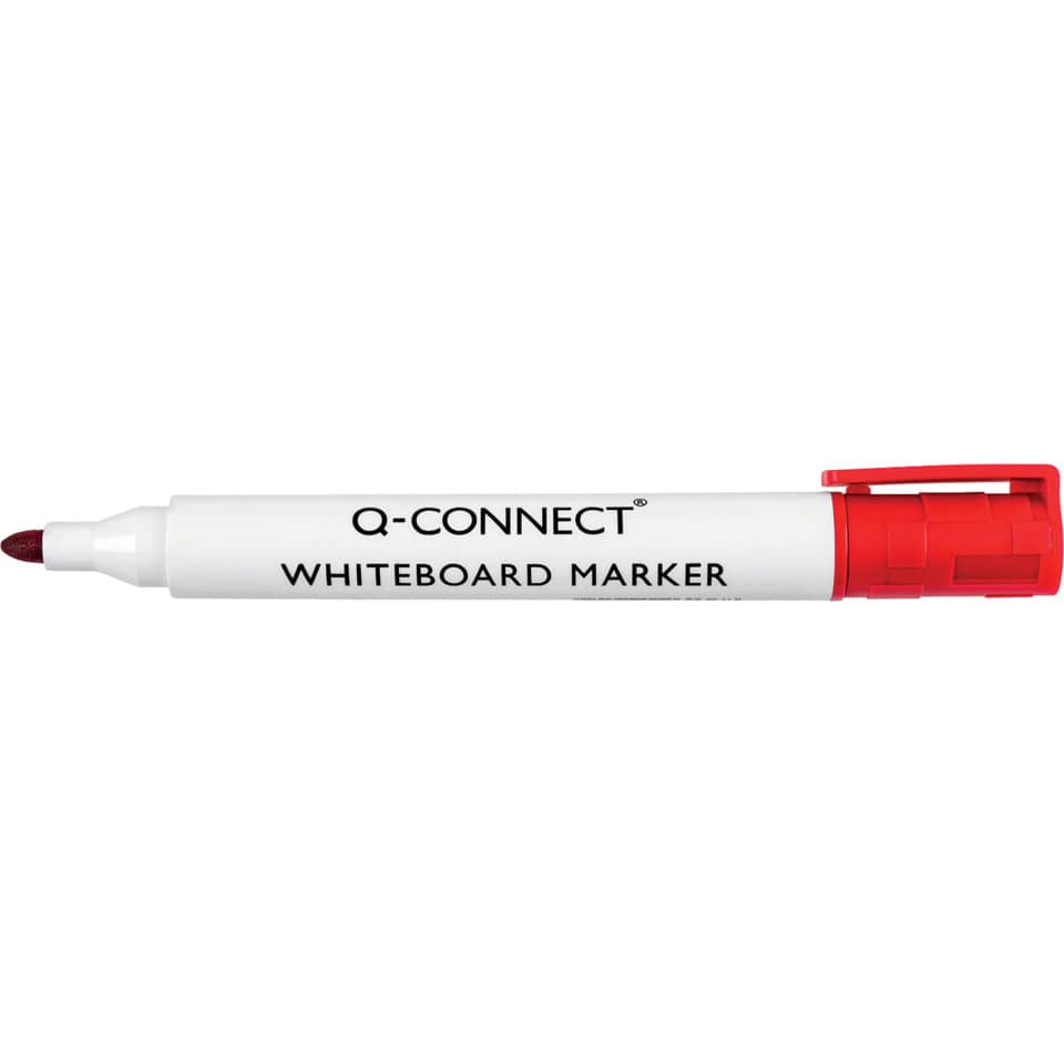 Whiteboard-Marker, roter Deckel, Filzspitze, Markerstift, dicke Schrift