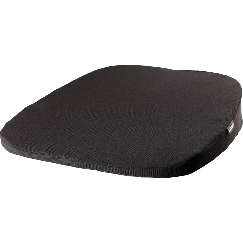 Sitzkissen, Kissen, Rundform, Schwarz, Stuhlauflage