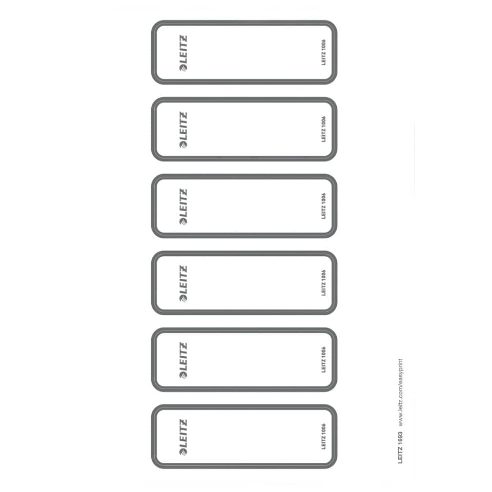 leitz, barcodes, labels, etiquette adhesiv, etiquette rectangulaire